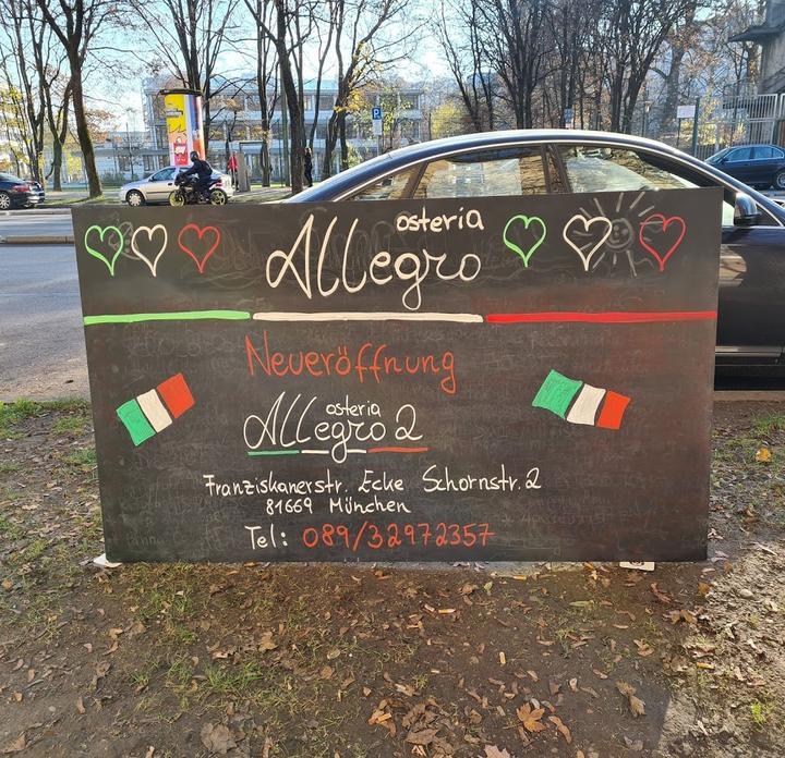 Osteria ALLEGRO 2 in der Franziskanerstrasse